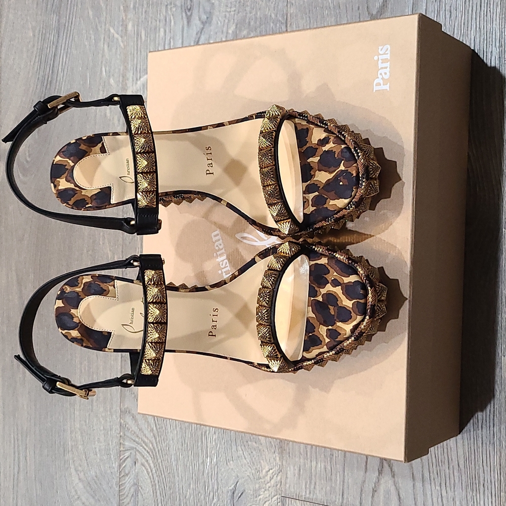 Christian Louboutin wedge sandals